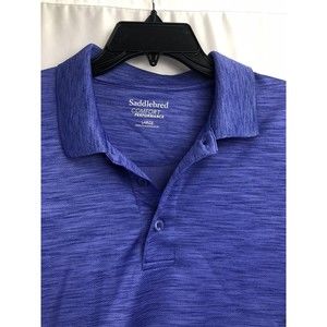 Saddlebred Comfort Performance Polo Shirt Men’s Purple Large